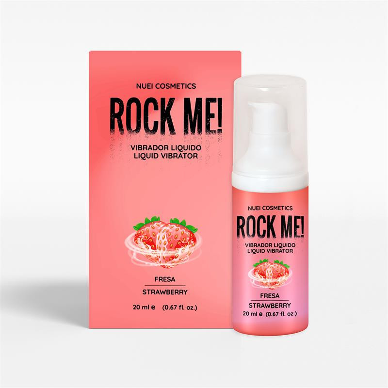 Rock Me! Vibrador Líquido Fresa