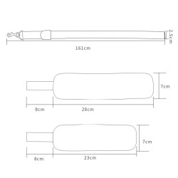 Restricciones de Cama Velcro Ajustable