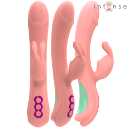 RACHEL VIBRADOR RABBIT 5 VIBRACIONES ROSA