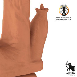 Quintus Dildo con Vibración, Thrusting y Waving 360º 9" - 23 cm