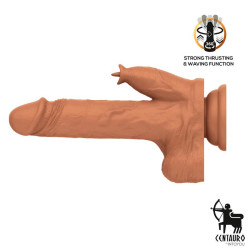 Quintus Dildo con Vibración, Thrusting y Waving 360º 9" - 23 cm