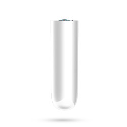 Quackers bala vibradora recargable por usb blanca