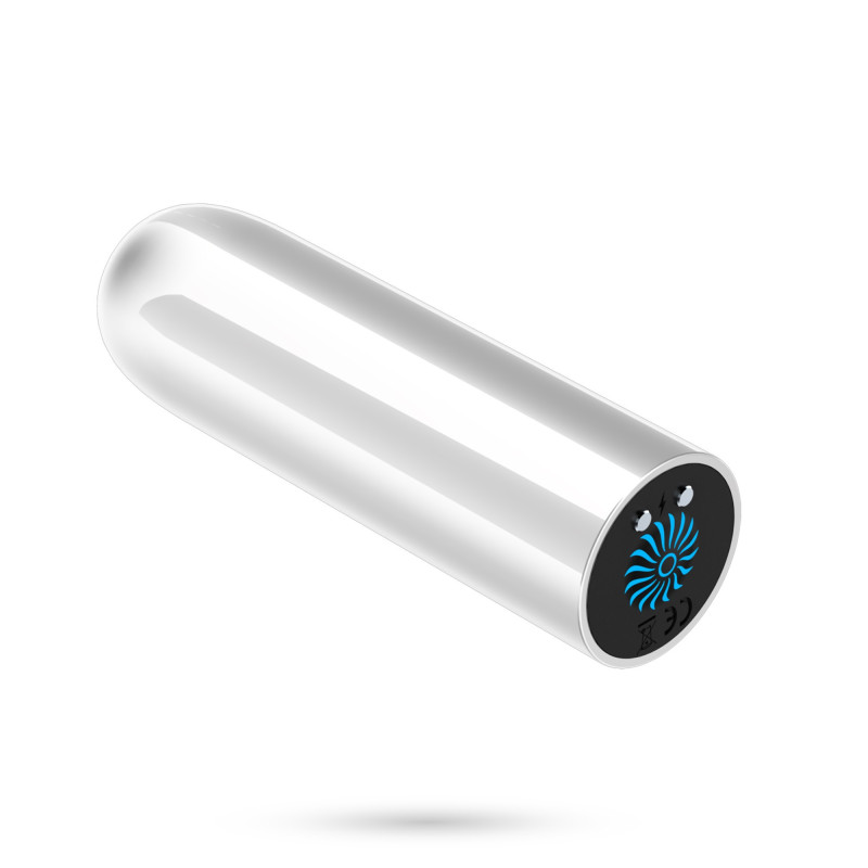 Quackers bala vibradora recargable por usb blanca