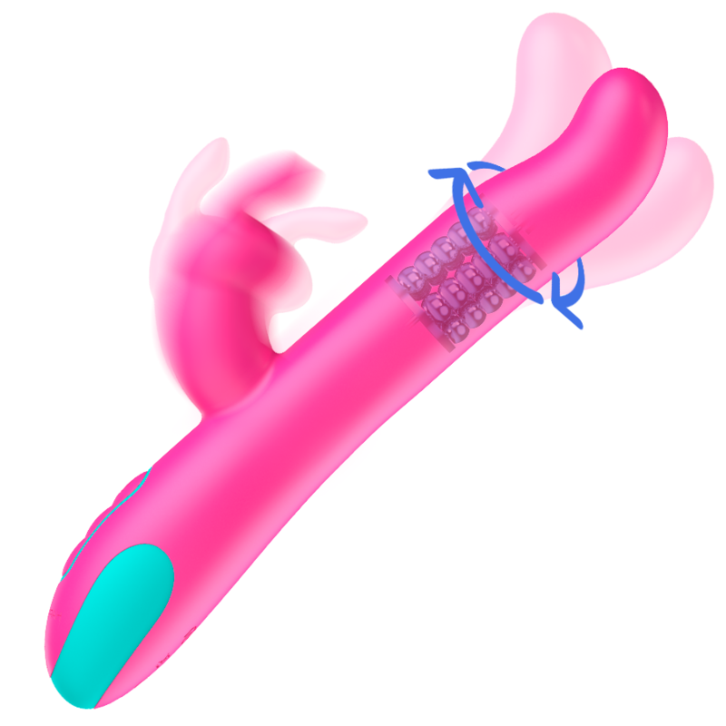 PLUTO RABBIT - Vibrador y Rotador - Compatible con Watchme