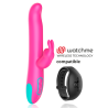 PLUTO RABBIT - Vibrador y Rotador - Compatible con Watchme