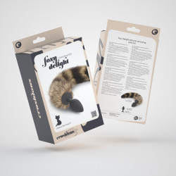 Plug anal con cola foxy delight silicona