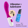 Pack vibrador Growlie con lubricante de base agua