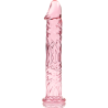 NEBULA SERIES BY IBIZA - MODELO 12 DILDO CRISTAL ROSA 17 CM -O- 3.5 CM