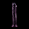 NEBULA SERIES BY IBIZA - MODELO 12 DILDO CRISTAL ROSA 17 CM -O- 3.5 CM