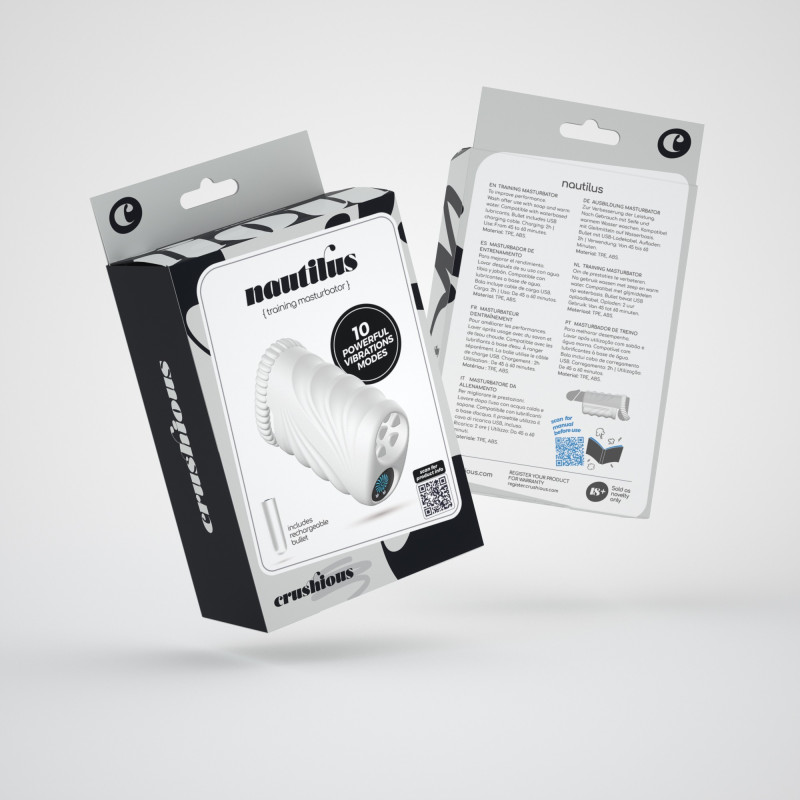 Nautilus masturbador de entrenamiento con bala extraíble