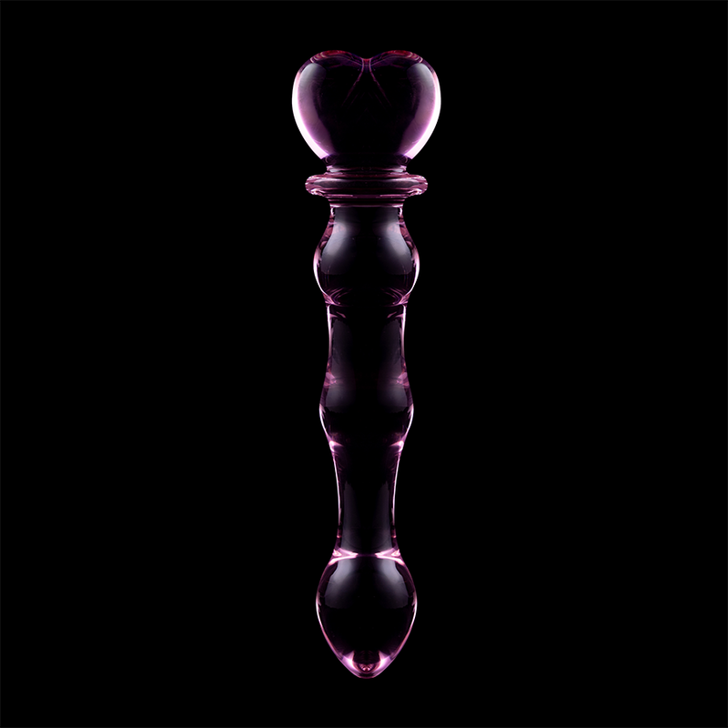 Modelo 21 Dildo Cristal Rosa 20.5 cm -O- 3.5 cm