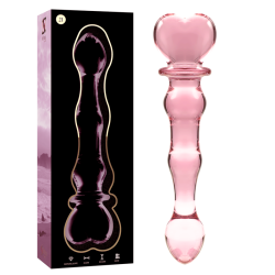 Modelo 21 Dildo Cristal Rosa 20.5 cm -O- 3.5 cm