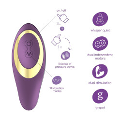 Moanstar estimulador de punto G y clítoris