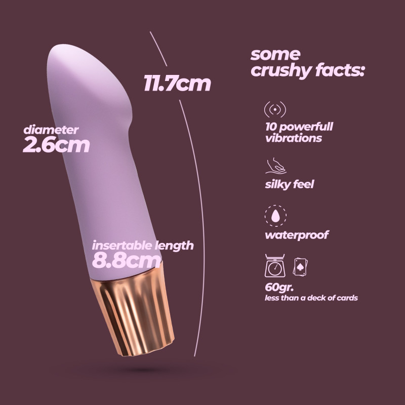 Mini Vibrador Mellow Angler Lavanda