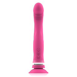 MICHELANGELO DILDO VIBRADOR SILICONA ROSA
