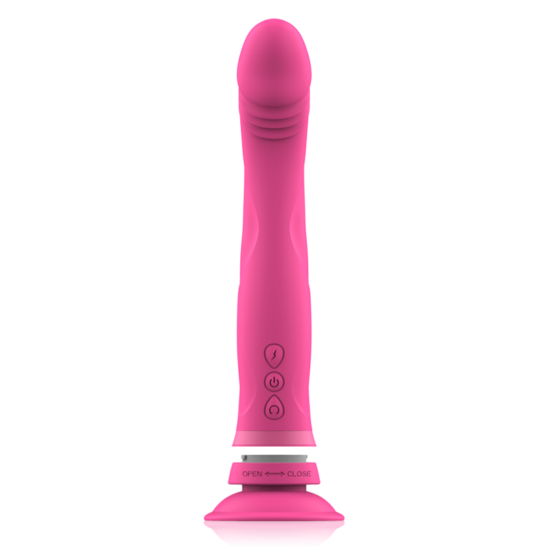 MICHELANGELO DILDO VIBRADOR SILICONA ROSA