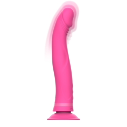 MICHELANGELO DILDO VIBRADOR SILICONA ROSA
