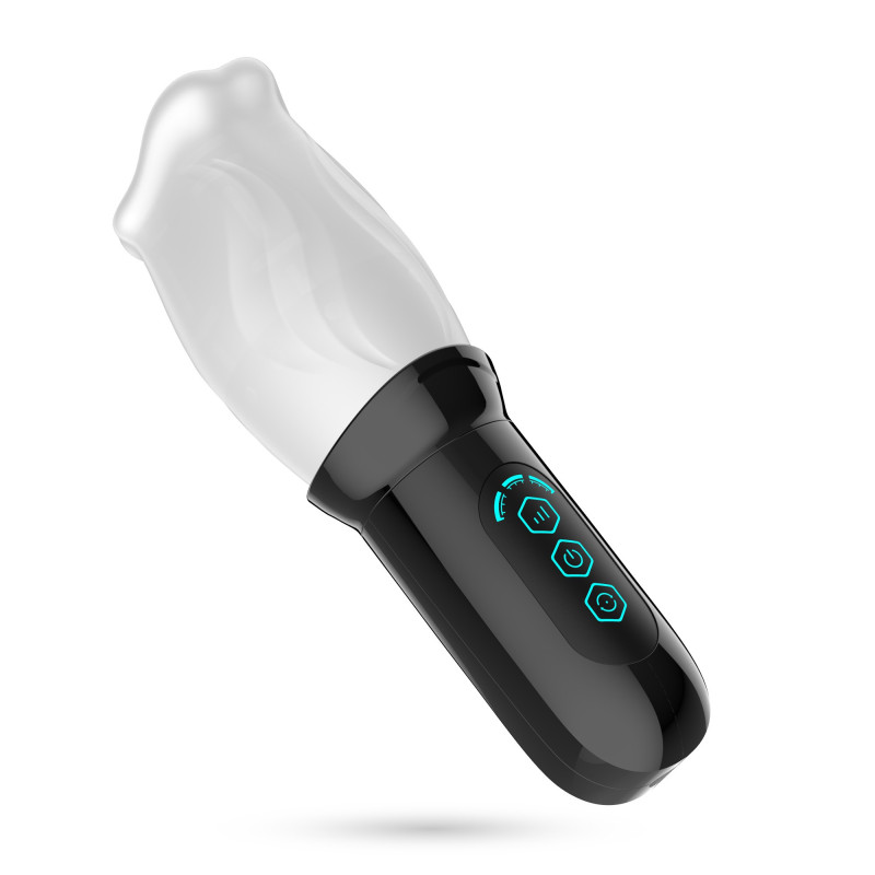 Masturbador con copa giratoria fellatrix