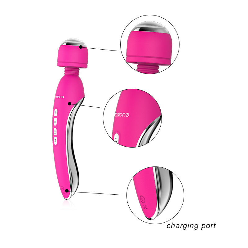 Masajeador y Vibrador Electro Fuchsia