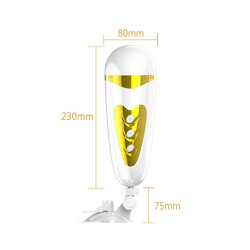 Masturbador Sally Blanco y Dorado