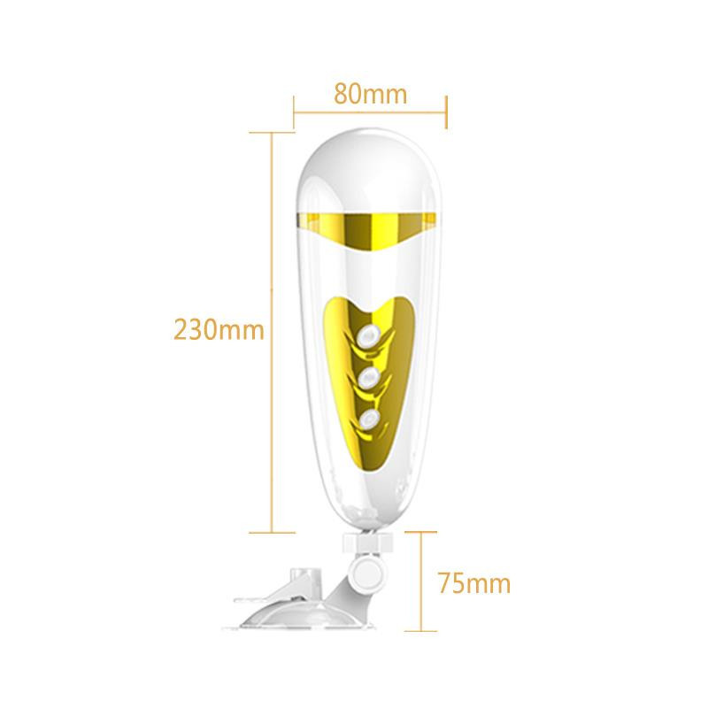 Masturbador Sally Blanco y Dorado
