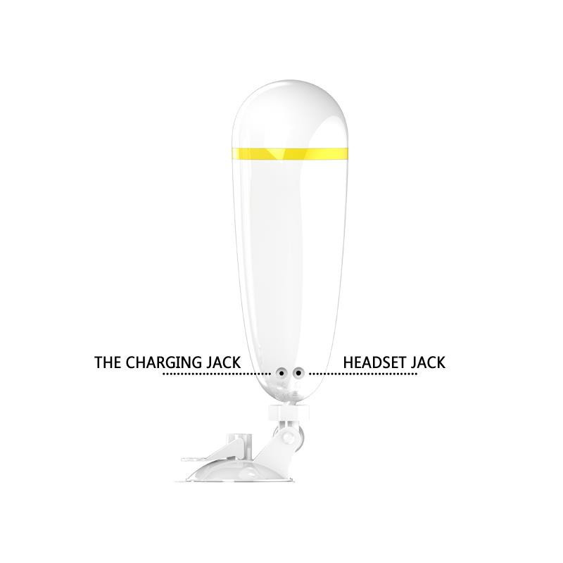 Masturbador Sally Blanco y Dorado