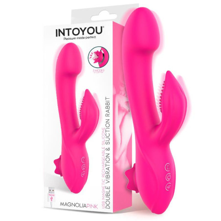 Magnoliapink Vibrador con Succión