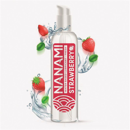 LUBRICANTE BASE DE AGUA FRESA 150 ML NANAMI