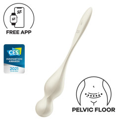 LOVE BIRDS 1 BOLAS KEGEL CON APP BLANCO - SATISFYER