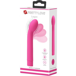 Logan Vibrador Punto G 10 Vibraciones Rosa