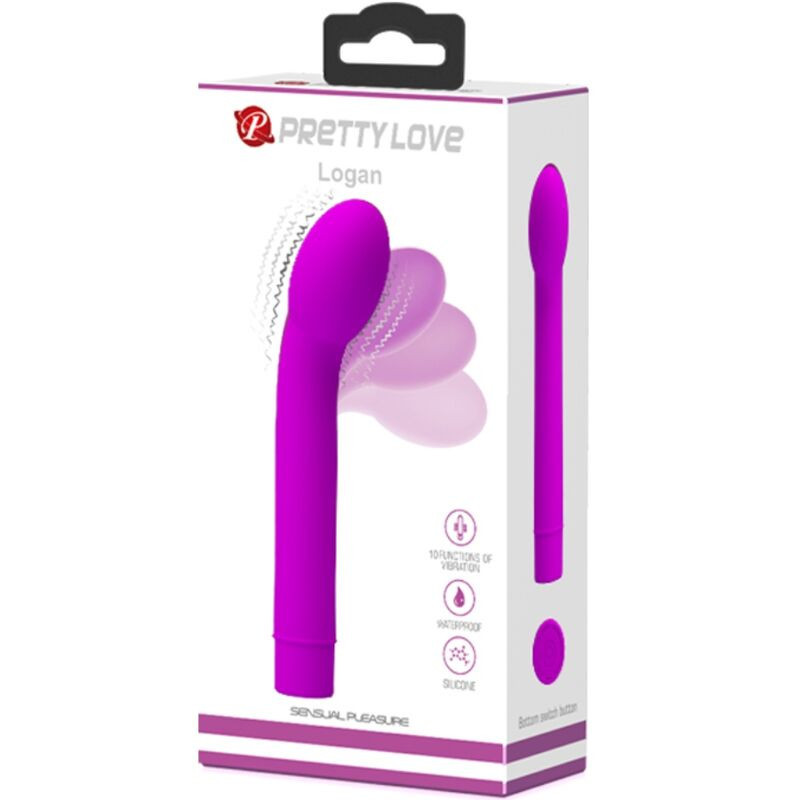 Logan Vibrador Punto G 10 Vibraciones Morado