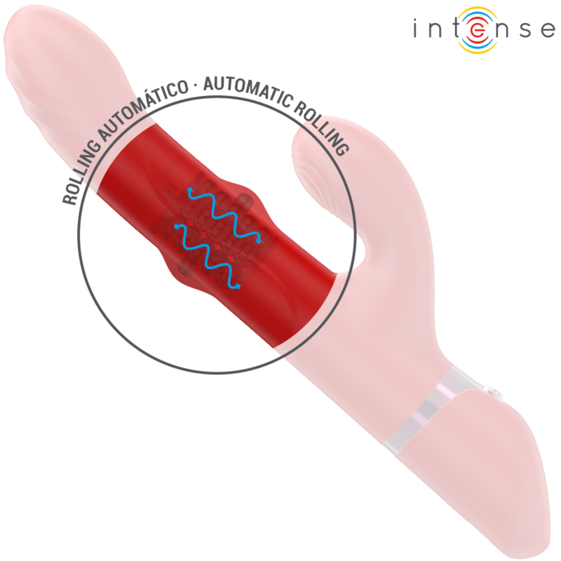 LELE VIBRADOR MULTIFUNCIÓN ROTATORIO &amp; OSCILACIÓN &amp; ESTIMULACIÓN ROJO