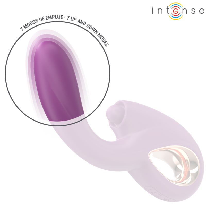 LALI VIBRADOR PUNTO G MULTIFUNCIÓN ESTIMULACIÓN &amp; EMPUJE &amp; VIBRACIÓN MORADO