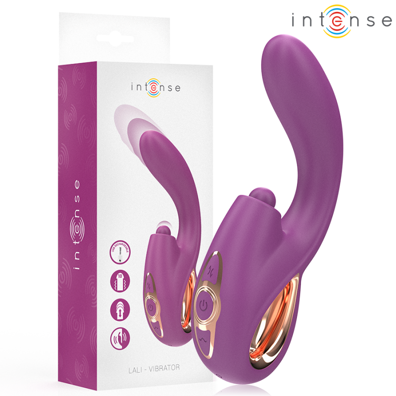 LALI VIBRADOR PUNTO G MULTIFUNCIÓN ESTIMULACIÓN & EMPUJE VIBRACIÓN MORADO