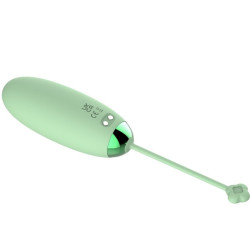 Kitty fun huevo vibrador control remoto verde