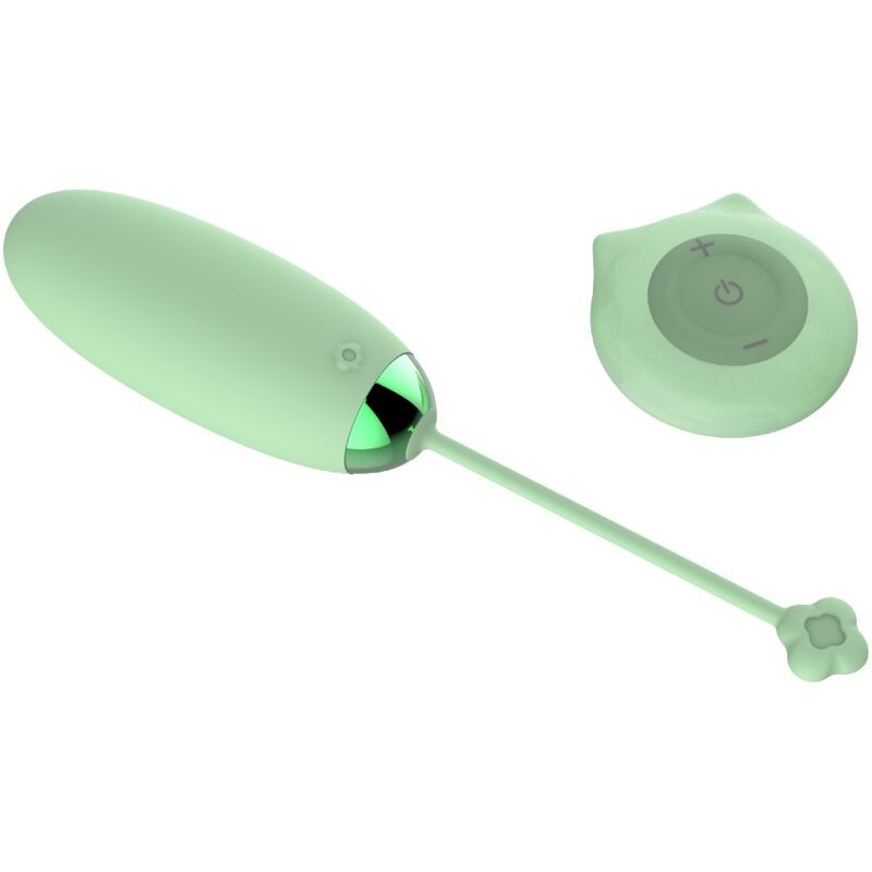 Kitty fun huevo vibrador control remoto verde