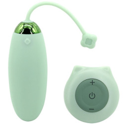 Kitty fun huevo vibrador control remoto verde