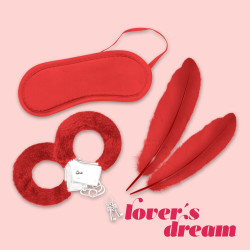 Kit de esclavitud lover's dream rojo