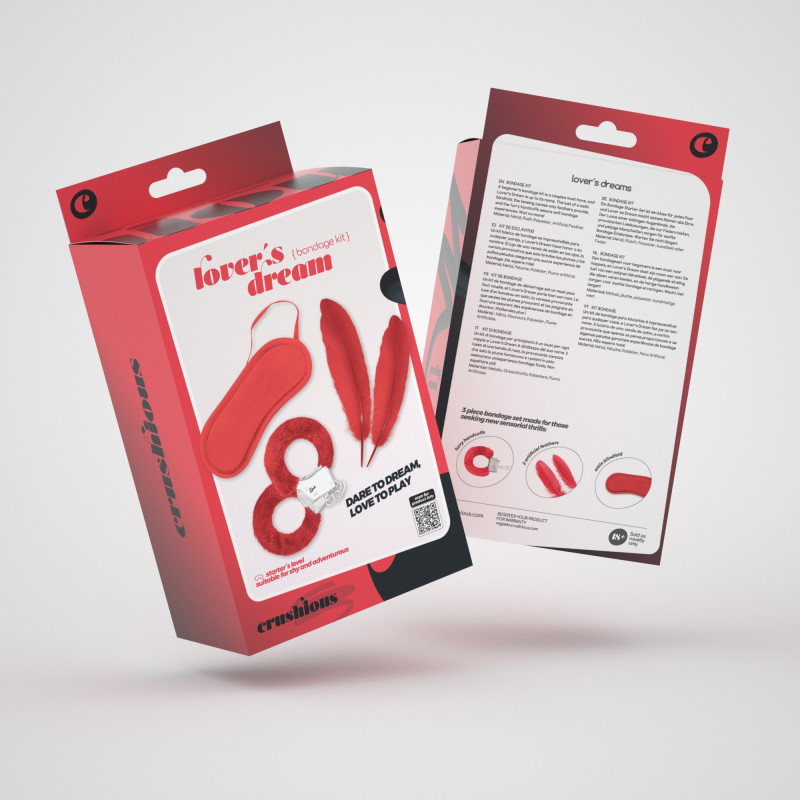 Kit de esclavitud lover's dream rojo
