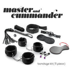Kit bondage master & cummander con 11 piezas
