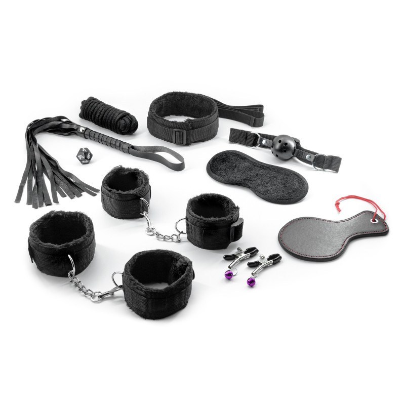 Kit bondage master & cummander con 11 piezas