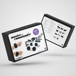 Kit bondage master & cummander con 11 piezas