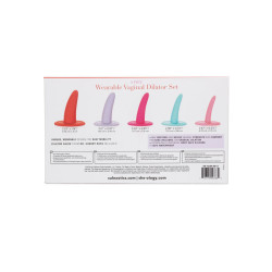 KIT 5PC DILATADORES VAGINALES O ANALES MULTICOLOR