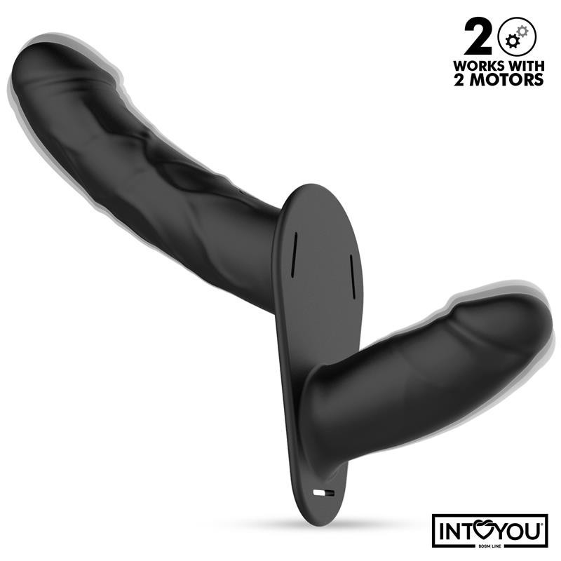 Jordan Arnés Dildo Doble con Vibración y Control Remoto