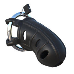 Jaula de Silicona Hardcore para el Pene Color Negro