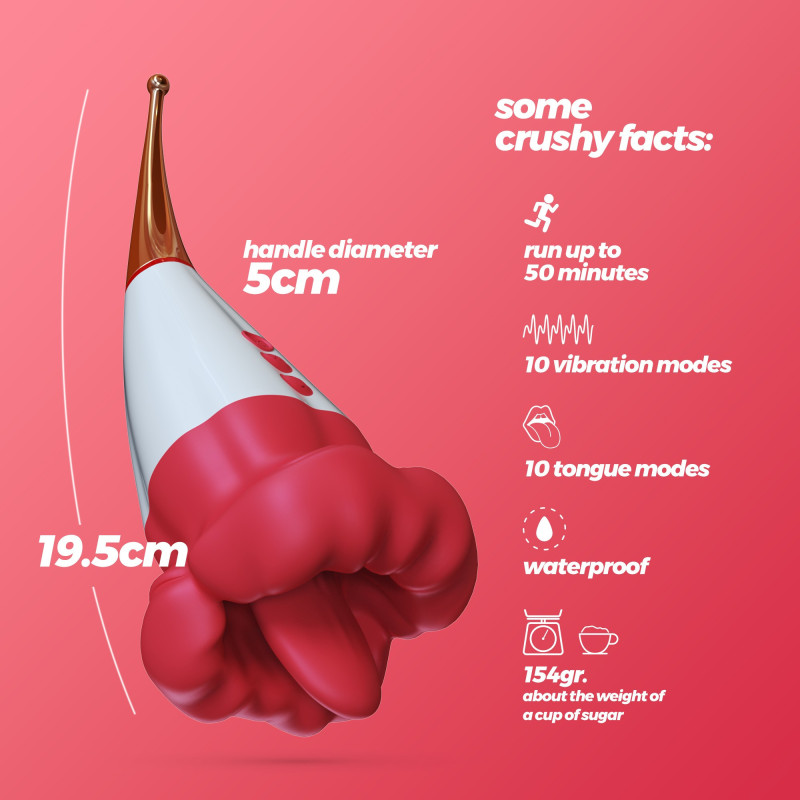 Jagger estimulador de 10 modos de vibración