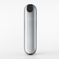 Imoan bala vibradora recargable plateada