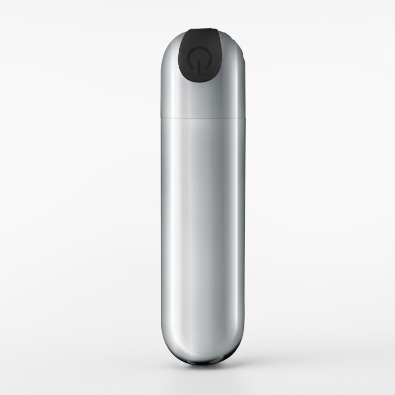 Imoan bala vibradora recargable plateada