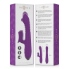 IGGY VIBRADOR MULTIFUNCIÓN RECARGABLE UP & DOWN CON ESTIMULADOR DE CLITORIS MORADO