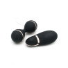 Ibiza Bolas Kegel con Control Remoto y Estimulador Negro